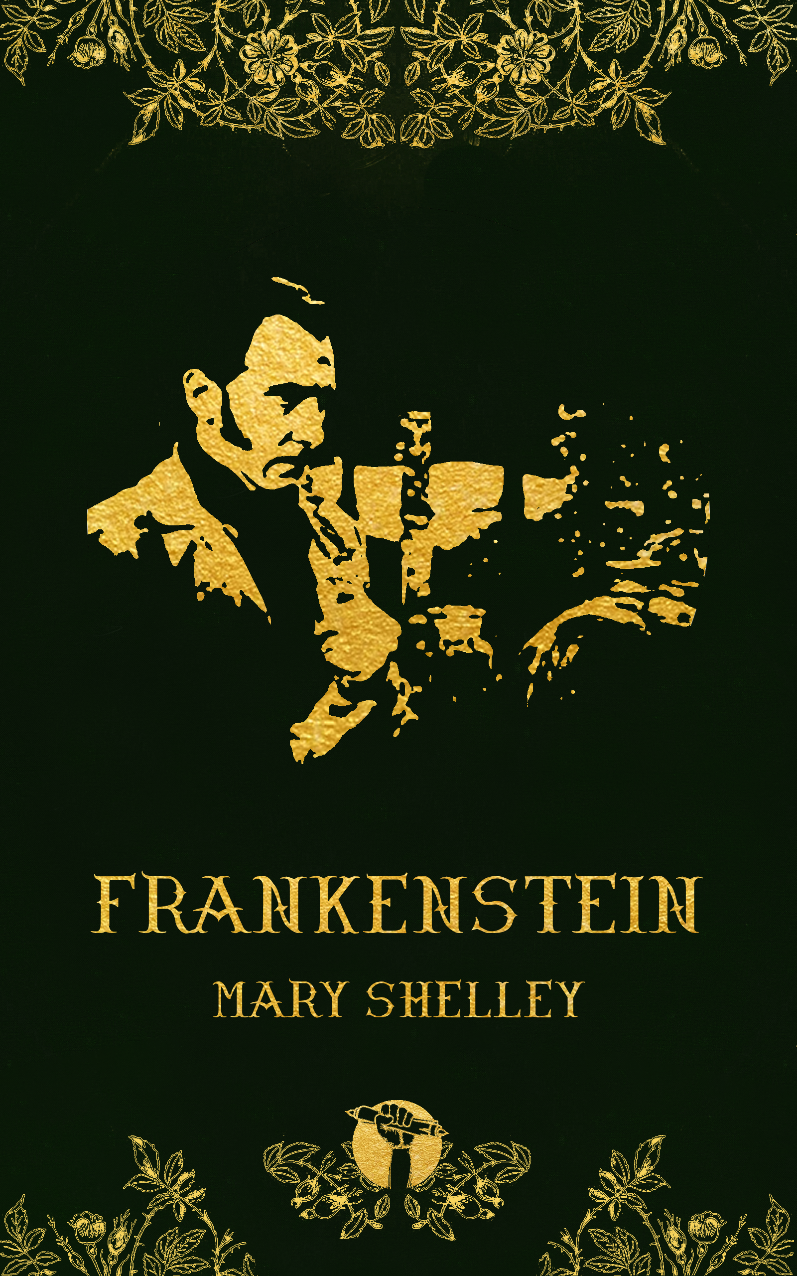 Frankenstein ebook, kindle ebook, front cover