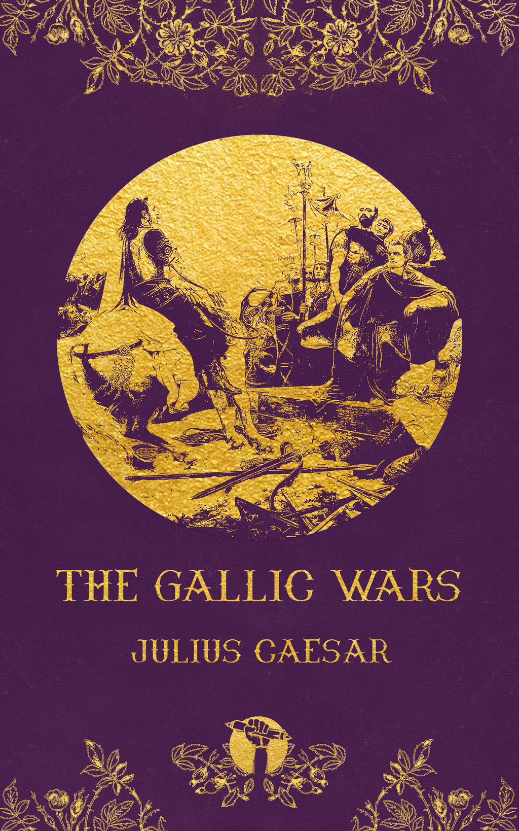 The Gallic Wars ebook, kindle ebook, front cover