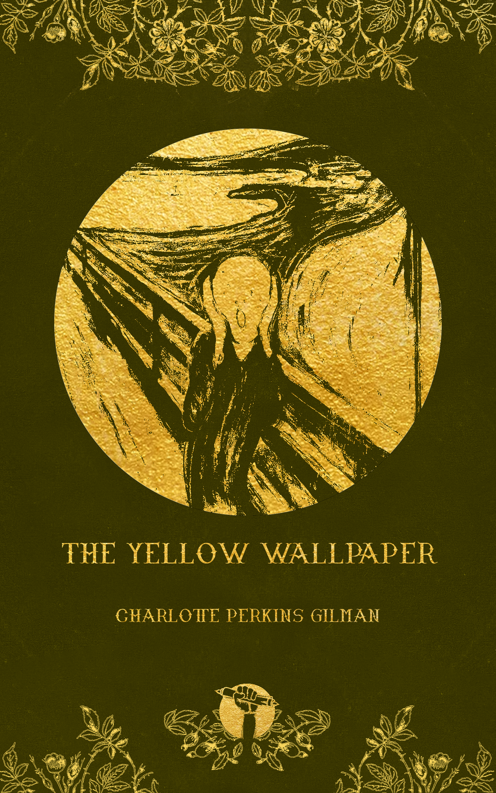 The Yellow Wallpaper ebook, kindle ebook, front cover